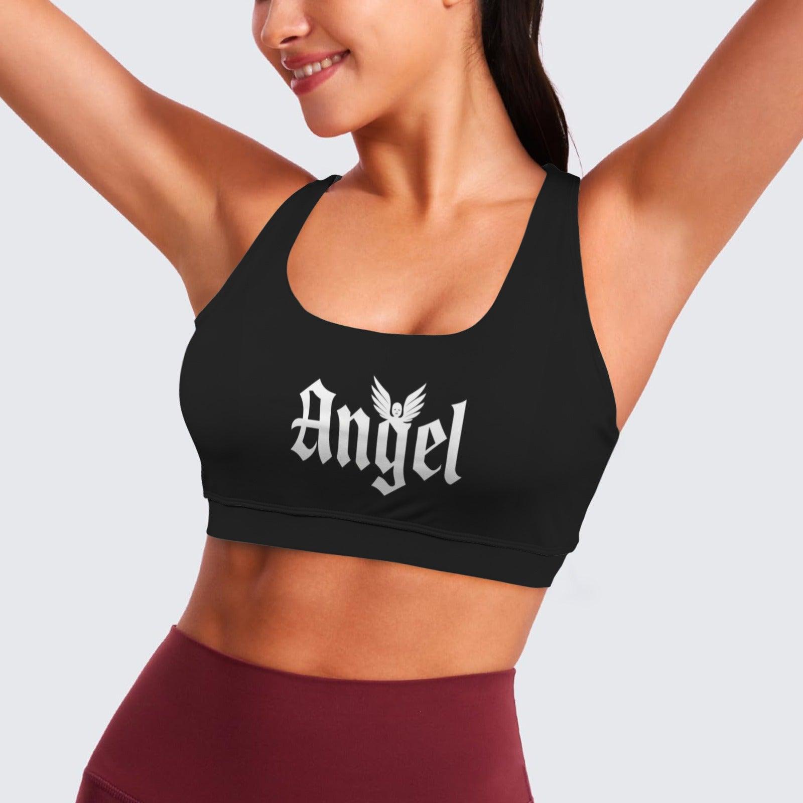 Custom Personalized Women's Crisscross Back Sports Bra(b)