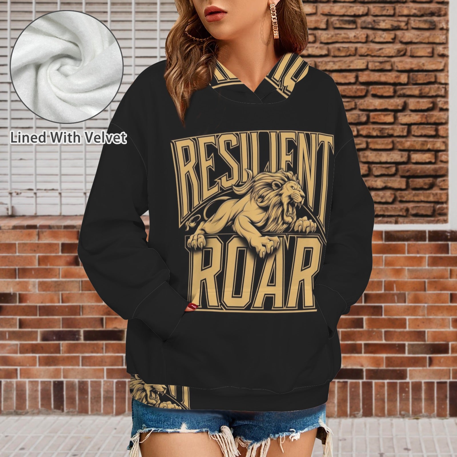 Women's Pocket Hoodies Fleece Sweatshirts
