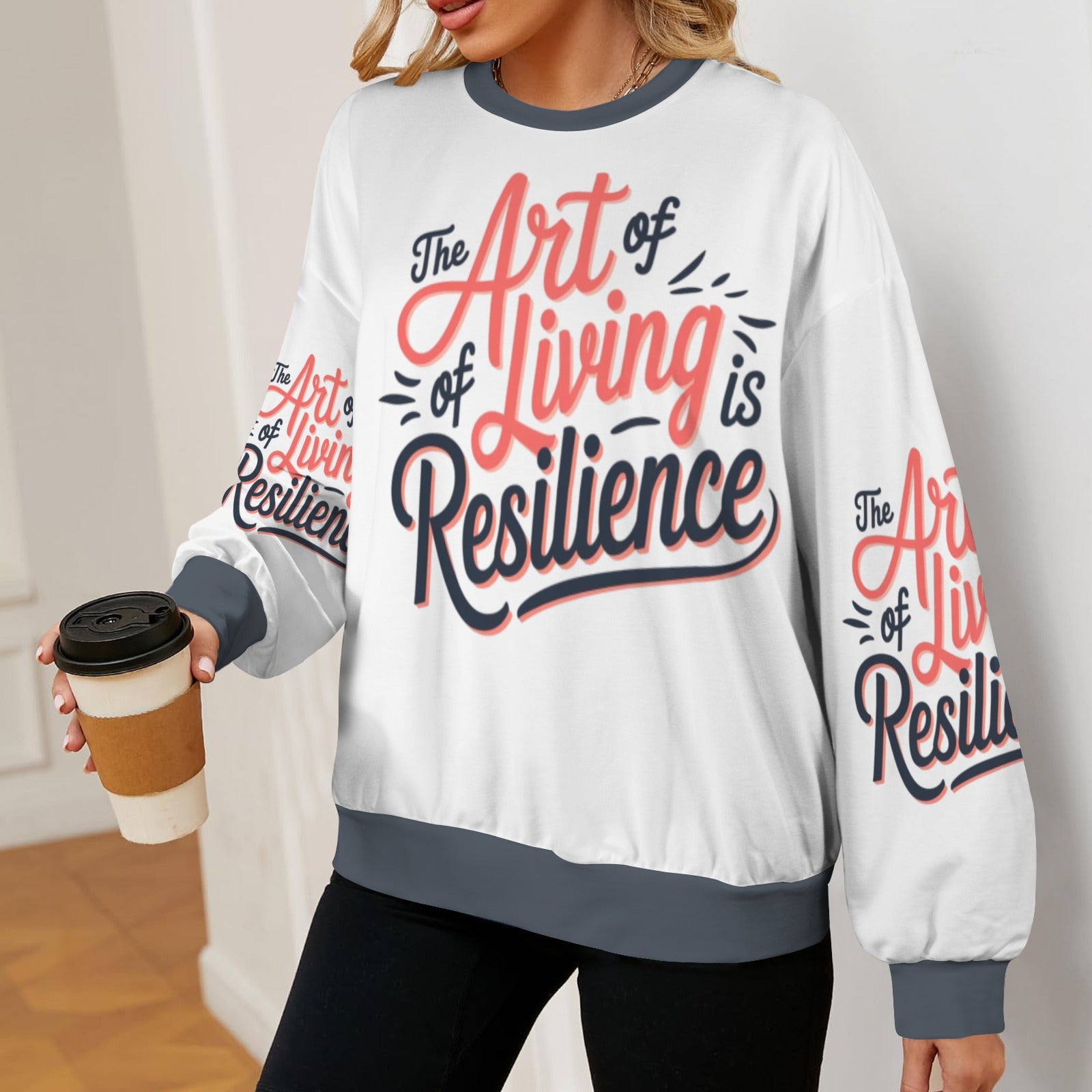 Women's Oversized Crew Neck Pullover Hoodies