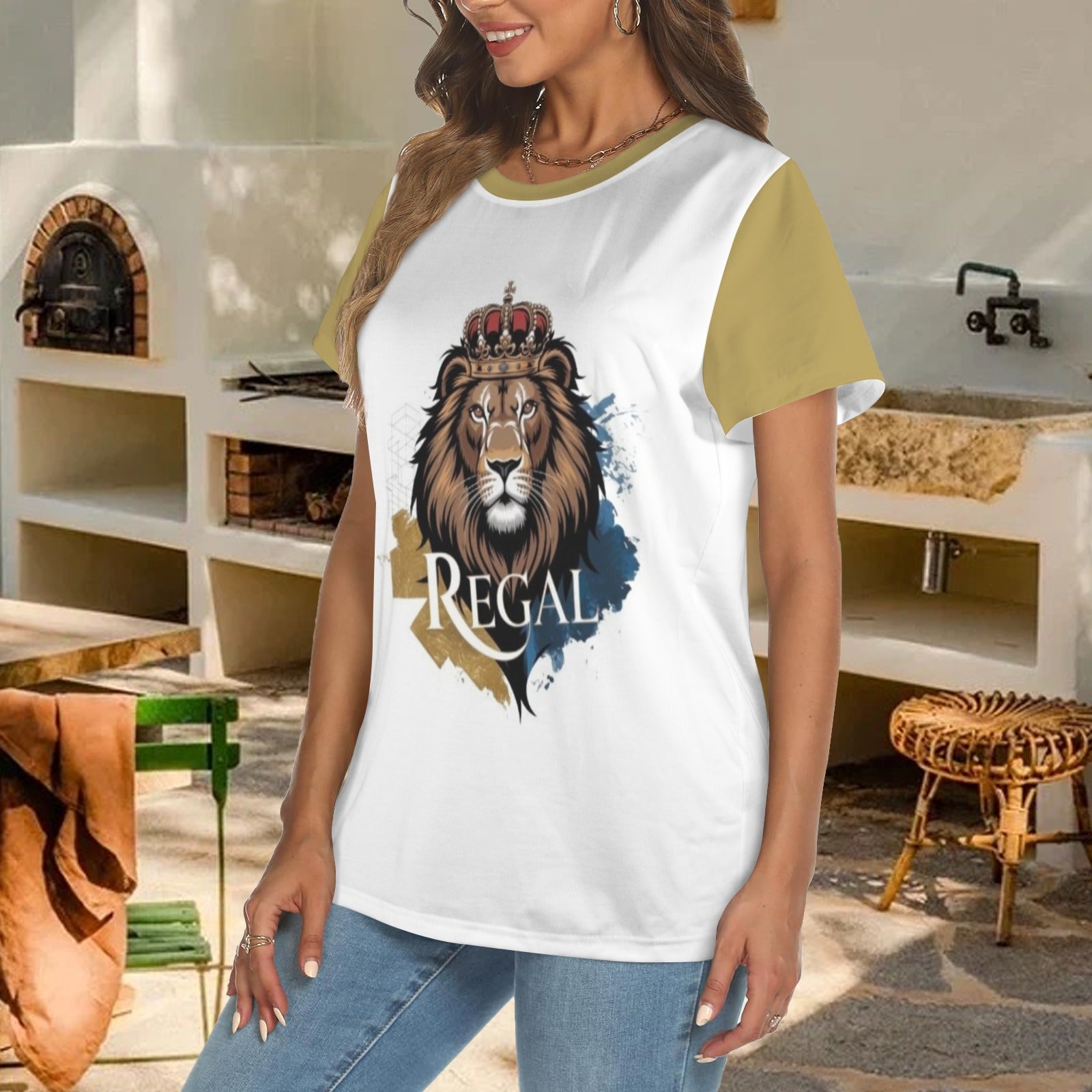 Women's Crewneck Short Sleeve T Shirt