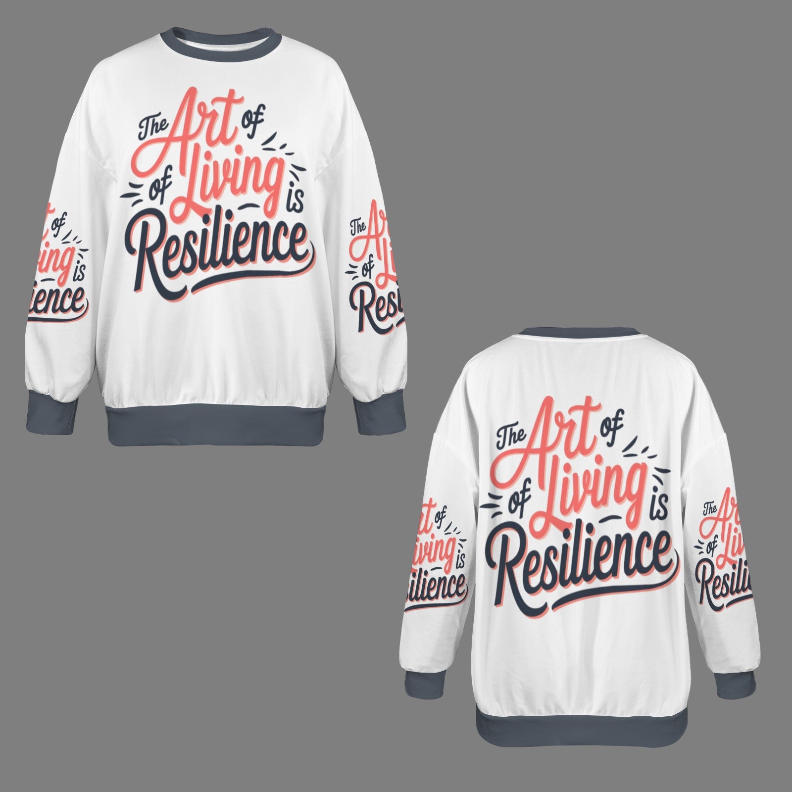 Women's Oversized Crew Neck Pullover Hoodies