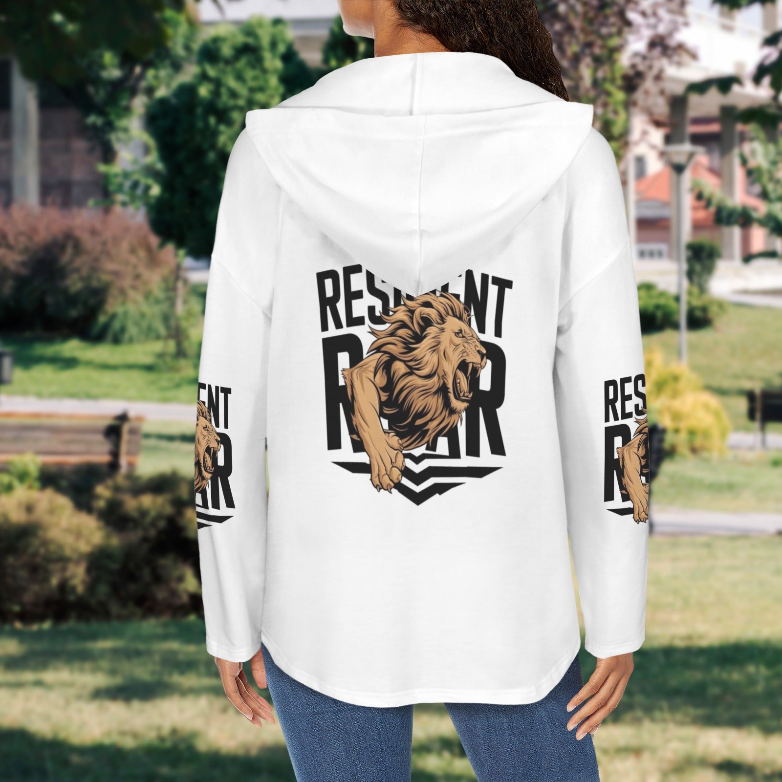 Women's V Neck Long Sleeve Drawstring Pocket Pullover Hoodies
