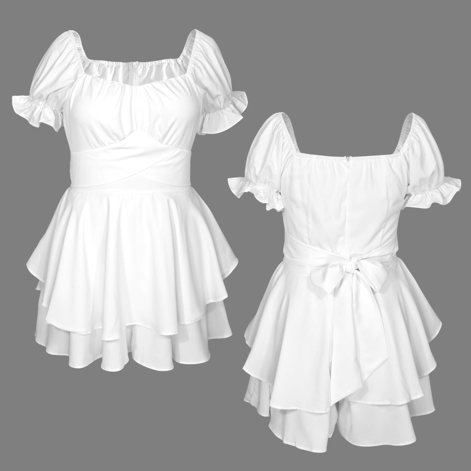 off the shoulder summer romper